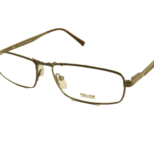 The Police V8728 is a lightweight full-rim eyeglass frame designed for modern men. Sleek metal construction with a minimalist aesthetic, perfect for everyday wear. Available now at Central Optical, Karachi.